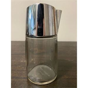 Vintage mid century chrome sugar shaker